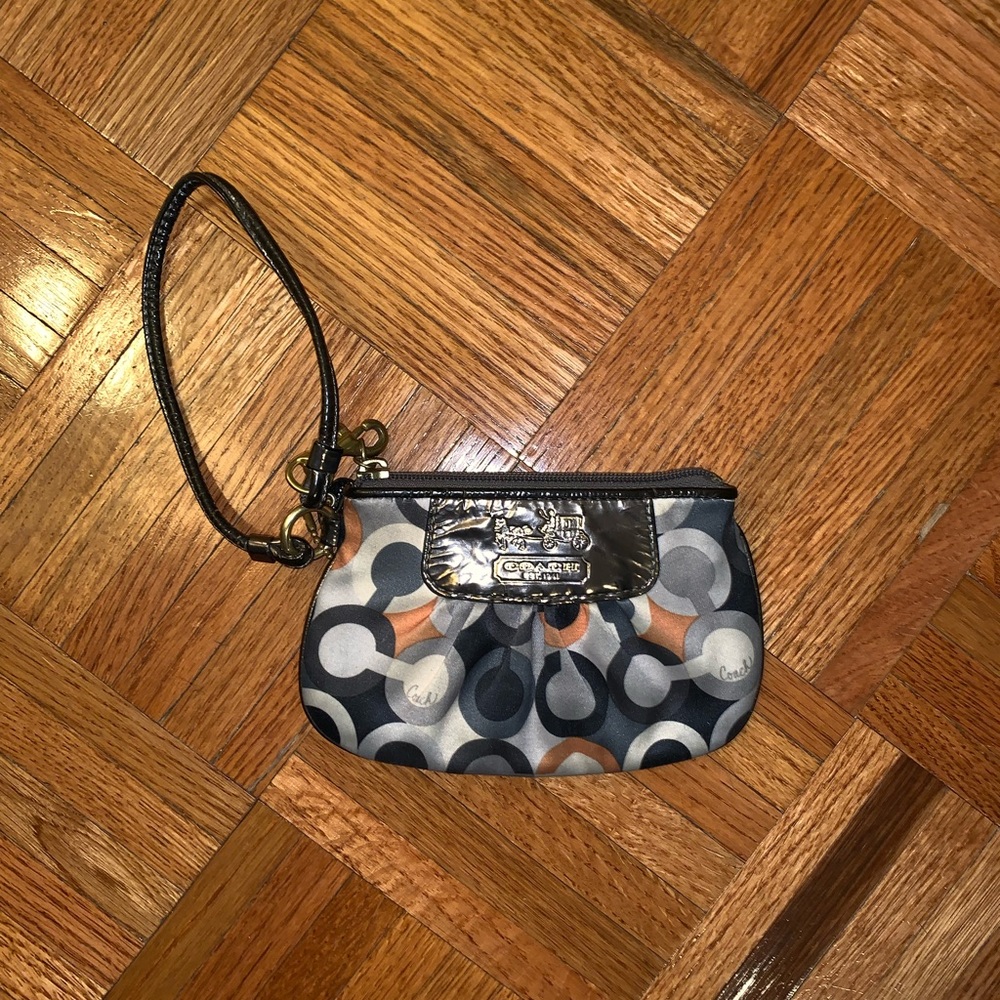 Coach wristlet coin purse